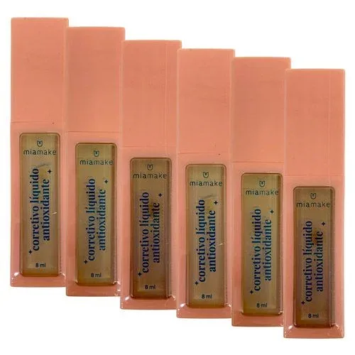 Corretivo Mia Make 8ml Textura Leve Ilumina e Uniformiza