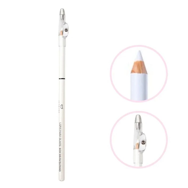 Lápis Branco Mia Make Alta Pigmentação Linha d Água