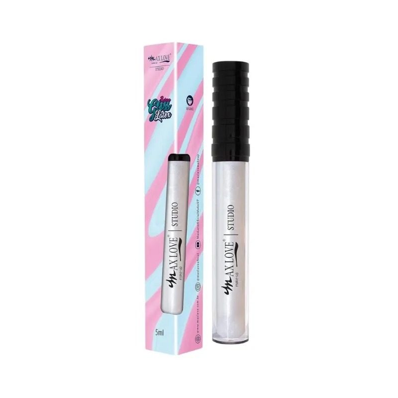 Batom Líquido Gloss Látex Max Love
