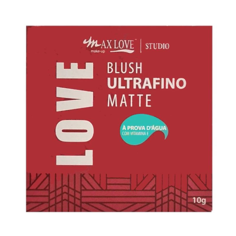 Blush Ultra Fino Matte À Prova d’Água Max Love
